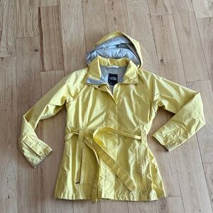 The North Face Light Yellow Hooded Jacket